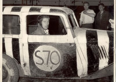 A photo from Scotty's first stock car victory.