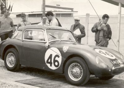A Donald Healy Sprite car that Scotty worked on.