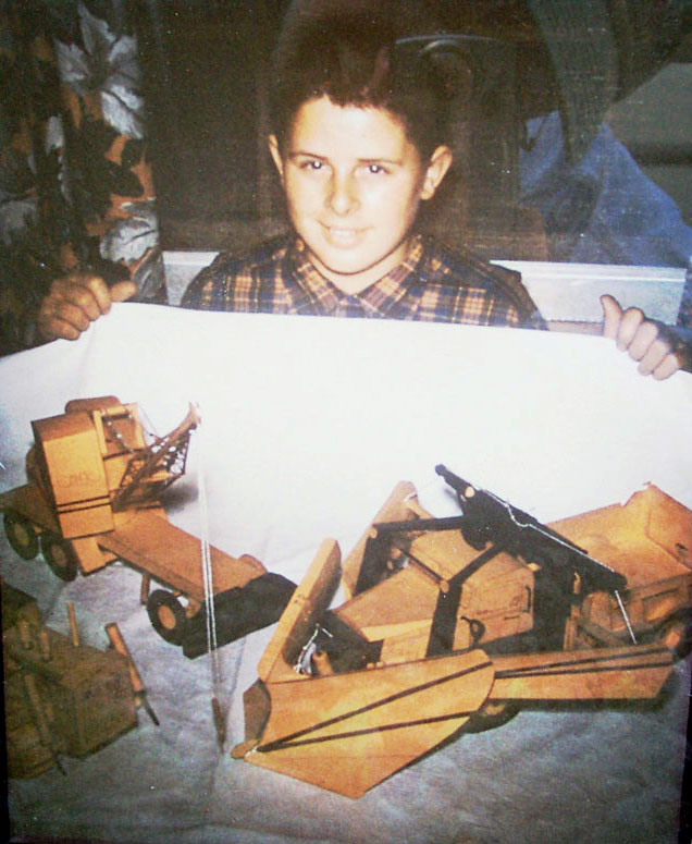 A Young Fred Heim Fred began making models at an early age.