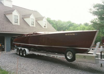 Fred's full-size boat, Miss Packard.