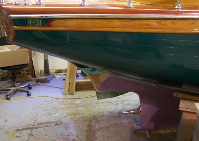 The propeller unit on the Rachel H.