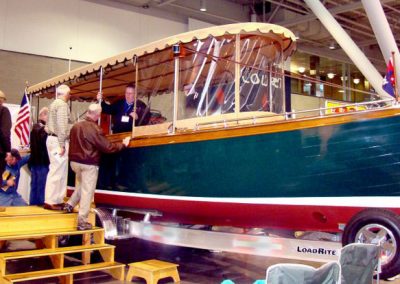Fred standing in the finished Rachel H.