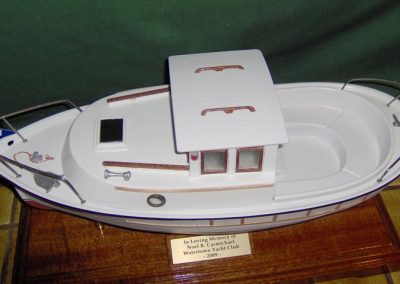 The finished memorial model.