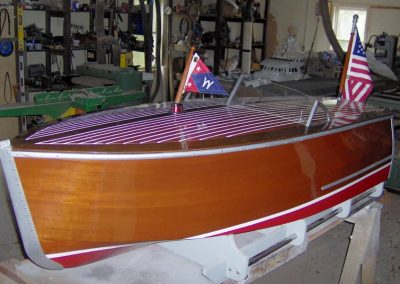 Fred's "Last Boat" yacht, which is actually a coffin!
