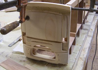 Progress on the Fleetwood motorhome model.