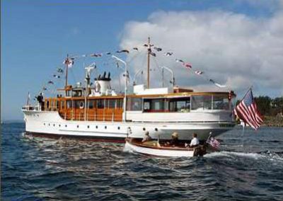 The full-size M.V. Olympus