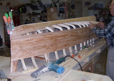 Early stages of the Olympus model build.