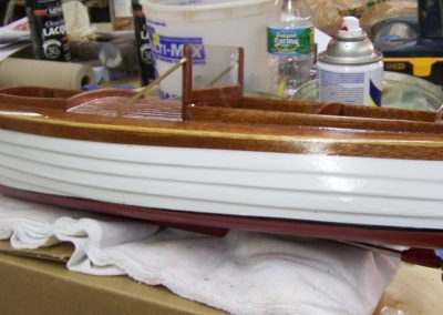 A side view of the tender.