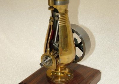 Rudy's coke bottle steam engine.