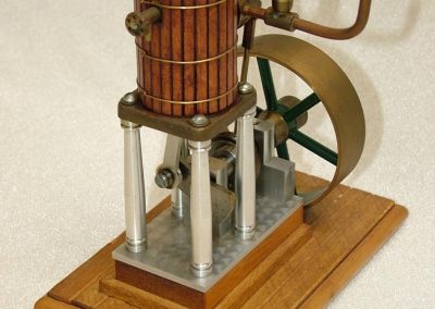 Another look at the barrel-topped vertical steam engine.