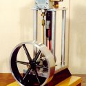 Open Column Stationary Steam Engine