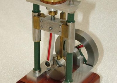 Rudy's stationary steam engine.