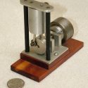 An alternate view of the oscillating steam engine.