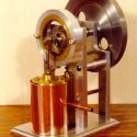 Vertical Steam Engine With Hypocycloidal Planetary Drive