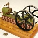 Another look at the larger horizontal steam engine.