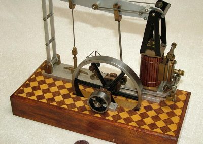 Rudy's walking beam steam engine.
