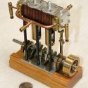 Two-Cylinder Marine Steam Engine