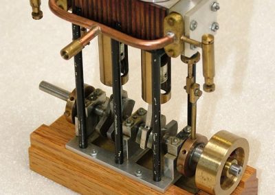 Another two-cylinder marine steam engine from Rudy.