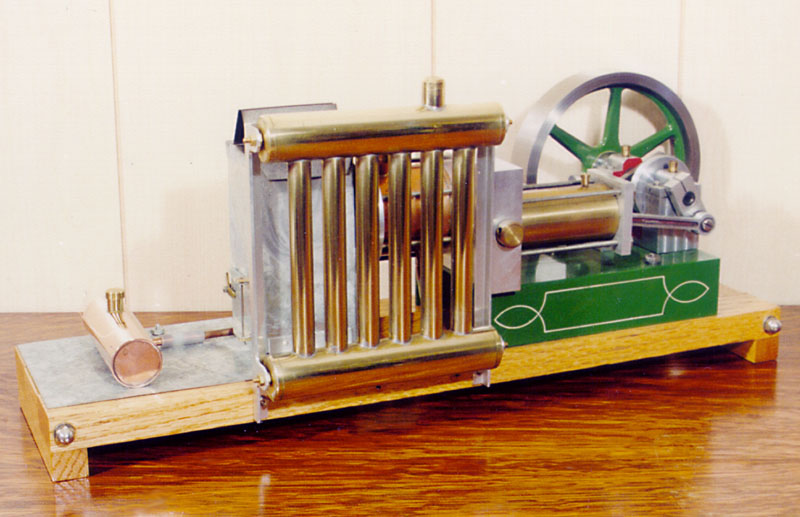 Water-Cooled Horizontal Stirling Engine