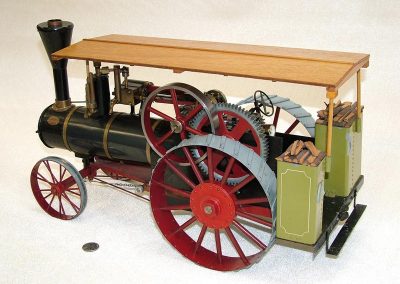 A side view of the Peerless traction engine.