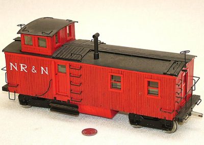 Another scratch-built caboose.