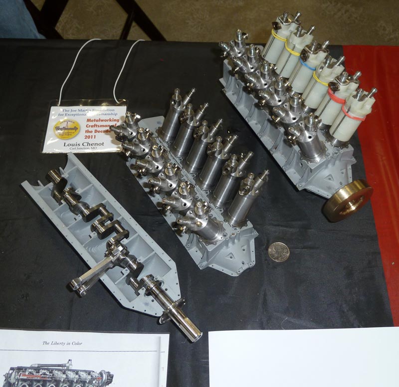 1/6 Scale Liberty V-12 Engines Progress on Lou's 1/6 scale Liberty V-12 engines.