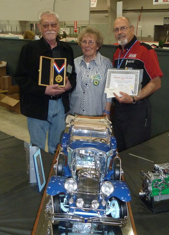 Louis Chenot Receiving His Craftsman of the Decade Award Louis Chenot receiving his Craftsman of the Decade Award in 2011.