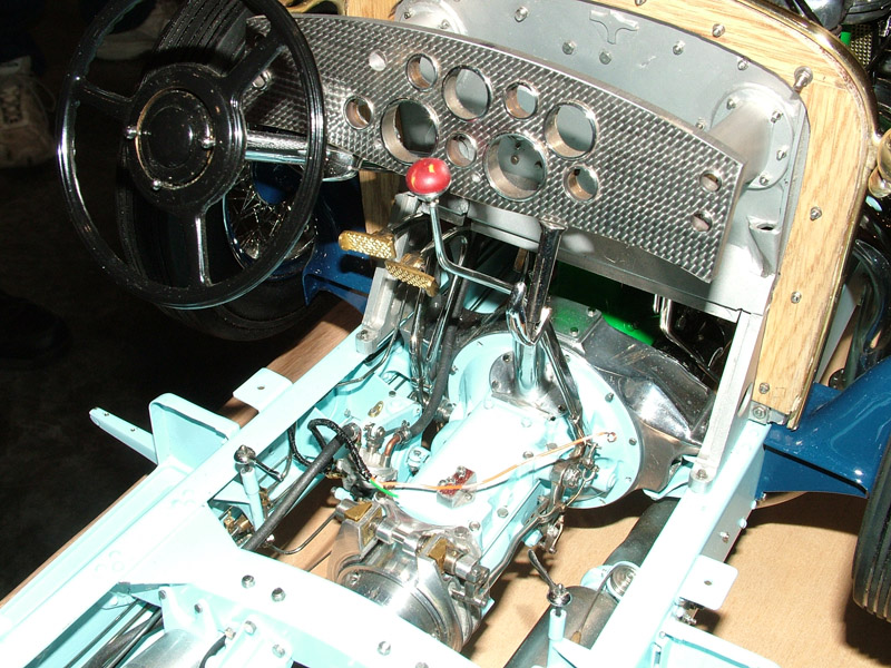 Duesenberg Dash A look at the dash of the partially completed Duesenberg.