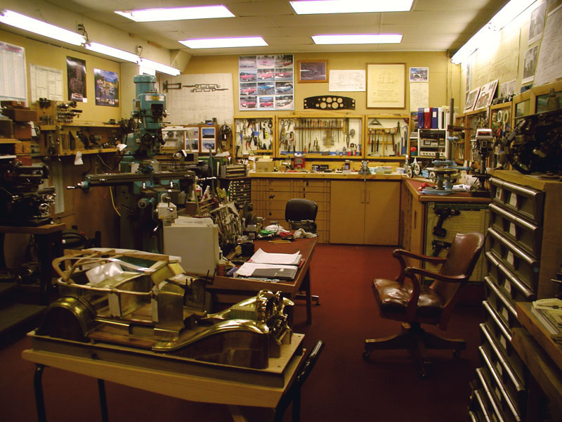 Lou's Shop Another view of Lou's well-equipped workshop.