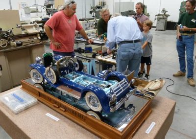 The Duesenberg on display at the Craftsmanship Museum.