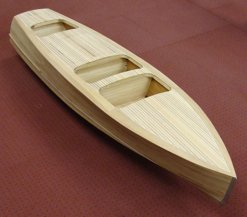 Gar Wood Hull Early construction on the Gar Wood hull.