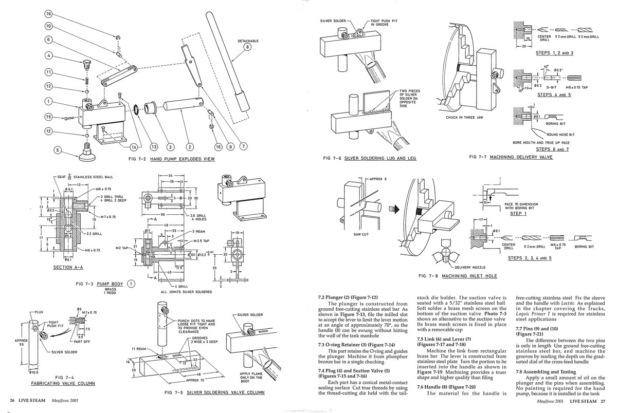 Instructions and Drawings A typical set of instructions with dimetric drawings from one of Kozo’s books.