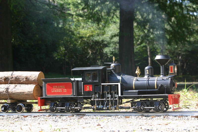 Scale Shay Locomotive Kozo's scale Shay geared locomotive.