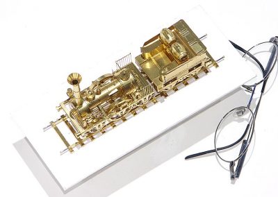 Another overview of the tiny brass Adler.