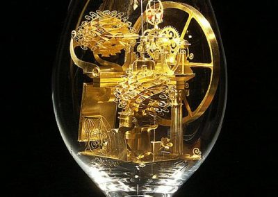 A closer look at the intricate Gabka sculpture.