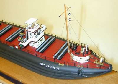 Bow details on the John Ericsson.