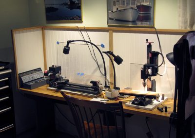Chris' Sherline lathe and mill.