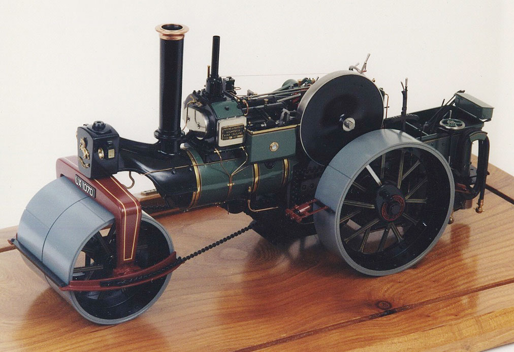 1931 Aveling & Porter Type AF 10-Ton Road Roller Cherry's scale model 1931 Aveling & Porter type road roller.