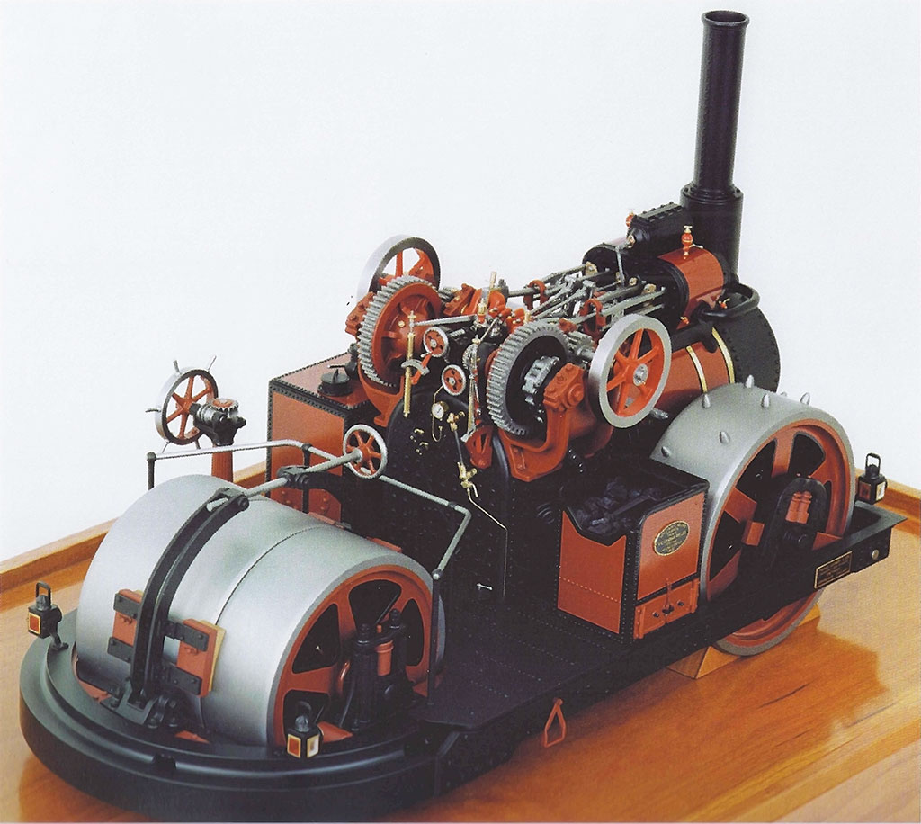 1870 William Batho 25-Ton Road Roller Cherry's scale model 1870 William Batho road roller.