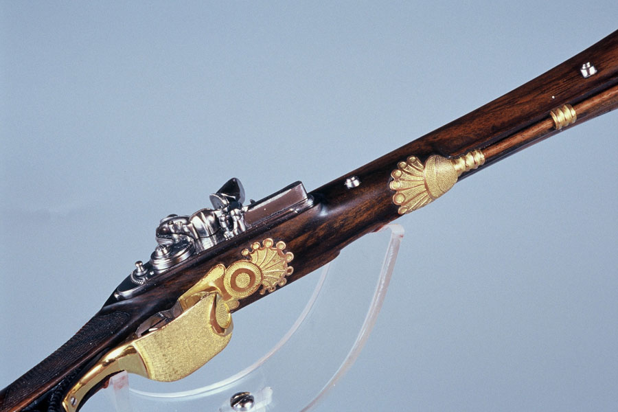 Blunderbuss Details An underside view of the miniature blunderbuss.