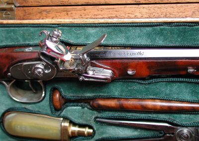 A close-up of the Boutet pistol.