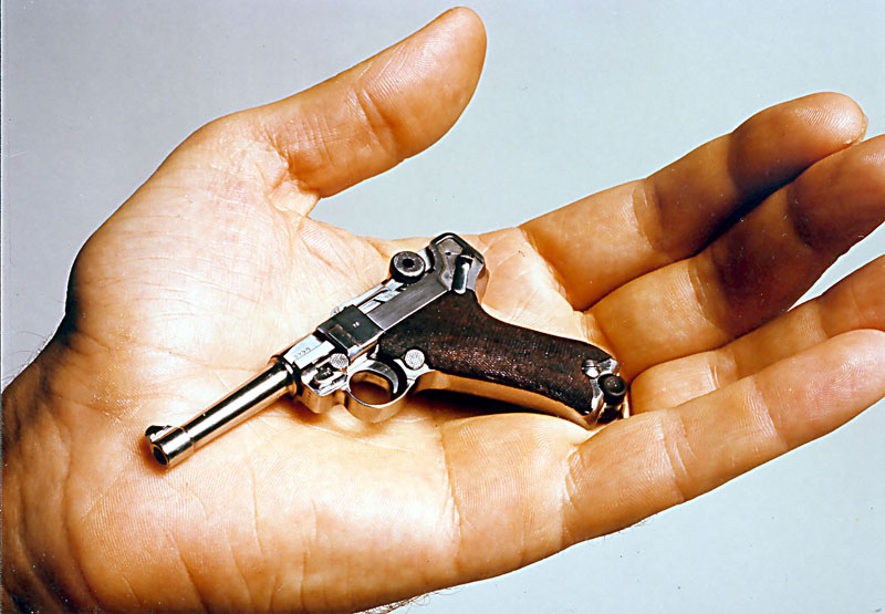 Miniature Navy Luger Michel's 2/5 scale miniature Navy Luger.