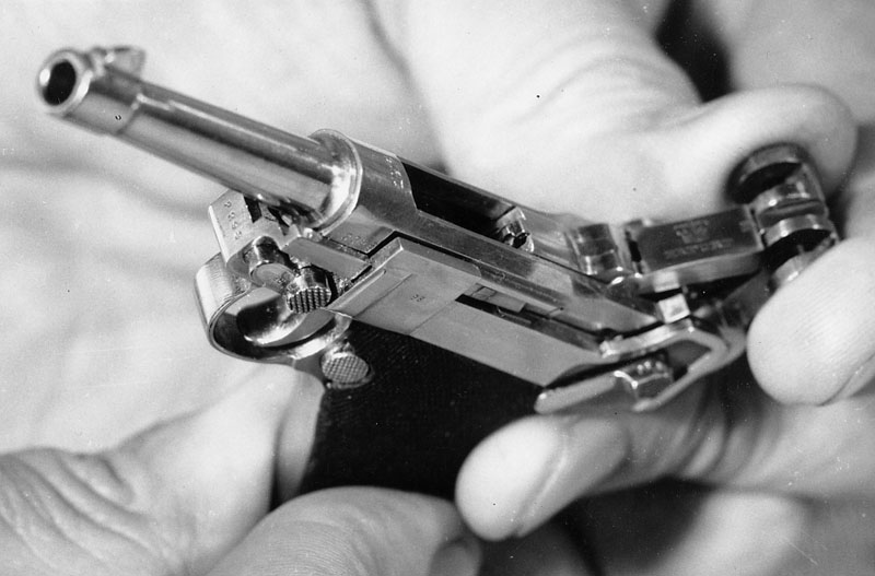 Miniature Navy Luger Michel's 2/5 scale miniature Navy Luger.