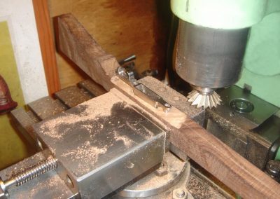 More machining on the miniature Mauser.