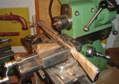 Adjustment of the Mauser receiver inside the stock.