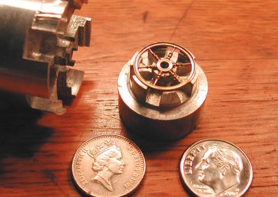 More pieces of the spinning wheel.