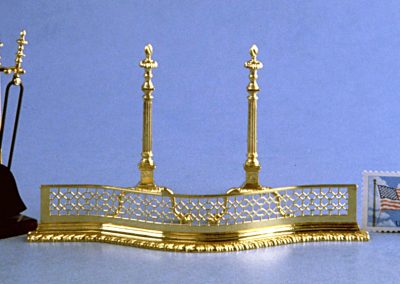 Miniature fireplace accessories.