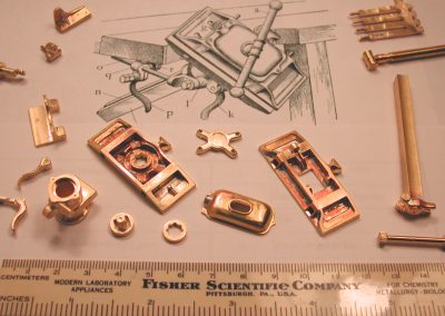 Parts for the miniature vise.