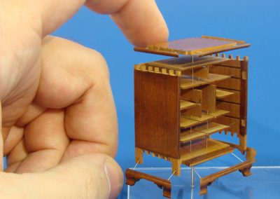 Bill's miniature spice chest.