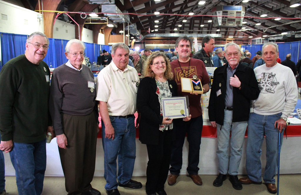 Guillermo With Previous Winners Guillermo and his wife with five of the previous Craftsman of the Year winners.